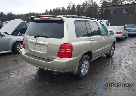 2003 Toyota Highlander Limited V6 from USA, damaged, VIN JTEHF21A730121631